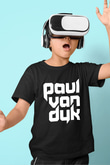 Paul Van Dyk Baskılı Siyah Unisex Çocuk Tişört