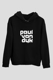 Paul Van Dyk Baskılı Unisex Siyah Hoodie
