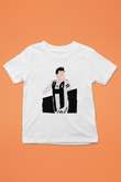Paulo Dybala Baskılı Beyaz Unisex Beyaz Çocuk Tişört - Tshirt