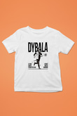Paulo Dybala Baskılı Beyaz Unisex Beyaz Çocuk Tişört - Tshirt