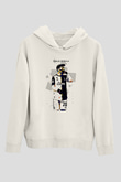 Paulo Dybala Baskılı Beyaz Unisex Kapüşonlu Sweatshirt