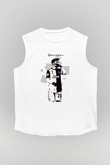 Paulo Dybala Baskılı Beyaz Unisex Kolsuz Tişört - Tshirt