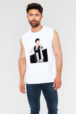 Paulo Dybala Baskılı Beyaz Unisex Kolsuz Tişört - Tshirt