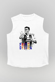 Paulo Dybala Baskılı Beyaz Unisex Kolsuz Tişört - Tshirt