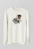 Paulo Dybala Baskılı Beyaz Unisex Sweatshirt