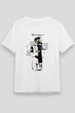 Paulo Dybala Baskılı Unisex Beyaz Tişört - Tshirt