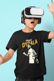 Paulo Dybala Baskılı Unisex Siyah Çocuk Tişört - Tshirt