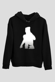 Paulo Dybala Baskılı Unisex Siyah Kapüşonlu Sweatshirt