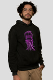Paulo Dybala Baskılı Unisex Siyah Kapüşonlu Sweatshirt
