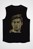 Paulo Dybala Baskılı Unisex Siyah Kolsuz Tişört - Tshirt