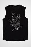 Paulo Dybala Baskılı Unisex Siyah Kolsuz Tişört - Tshirt