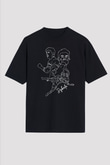 Paulo Dybala Baskılı Unisex Siyah Oversize Tişört - Tshirt