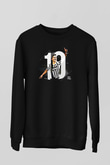 Paulo Dybala Baskılı Unisex Siyah Sweatshirt