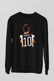 Paulo Dybala Baskılı Unisex Siyah Sweatshirt