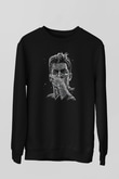 Paulo Dybala Baskılı Unisex Siyah Sweatshirt