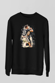 Paulo Dybala Baskılı Unisex Siyah Sweatshirt