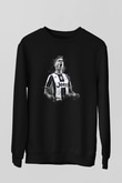 Paulo Dybala Baskılı Unisex Siyah Sweatshirt