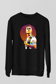 Paulo Dybala Baskılı Unisex Siyah Sweatshirt
