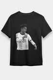 Paulo Dybala Baskılı Unisex Siyah Tişört - Tshirt