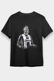 Paulo Dybala Baskılı Unisex Siyah Tişört - Tshirt