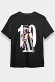 Paulo Dybala Baskılı Unisex Siyah Tişört - Tshirt