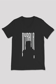 Paulo Dybala Baskılı Unisex Siyah V Yaka Tişört - Tshirt