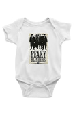 Peaky Blinders Baskılı Beyaz Unisex Bebek Body - Zıbın