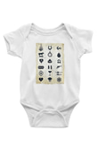 Peaky Blinders Baskılı Beyaz Unisex Bebek Body - Zıbın