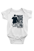 Peaky Blinders Baskılı Beyaz Unisex Bebek Body - Zıbın