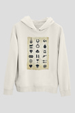 Peaky Blinders Baskılı Beyaz Unisex Hoodie