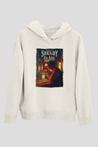 Peaky Blinders Baskılı Beyaz Unisex Hoodie