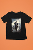 Peaky Blinders Baskılı Unisex Siyah Çocuk Tişört - Tshirt