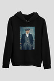 Peaky Blinders Baskılı Unisex Siyah Hoodie