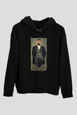 Peaky Blinders Baskılı Unisex Siyah Hoodie