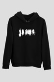 Peaky Blinders Baskılı Unisex Siyah Hoodie