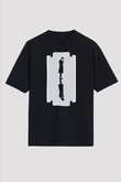 Peaky Blinders Baskılı Unisex Siyah Oversize Tişört - Tshirt