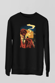 Peaky Blinders Baskılı Unisex Siyah Sweatshirt