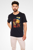 Peaky Blinders Baskılı Unisex Siyah Tişört - Tshirt