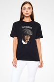 Peaky Blinders Baskılı Unisex Siyah Tişört - Tshirt