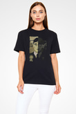 Peaky Blinders Baskılı Unisex Siyah Tişört - Tshirt