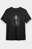 Peaky Blinders Baskılı Unisex Siyah Tişört - Tshirt