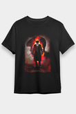 Peaky Blinders Baskılı Unisex Siyah Tişört - Tshirt