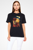 Peaky Blinders Baskılı Unisex Siyah Tişört - Tshirt