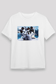 Penguen Beyaz Unisex Tişört T-Shirt - TişörtFabrikası