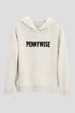 Pennywise Beyaz Unisex Kapşonlu Sweatshirt