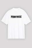Pennywise Beyaz Unisex Oversize Tişört T-Shirt