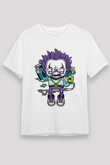 Pennywise Boombox Baskılı Beyaz Unisex Tişört