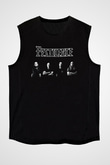 Pestilence Baskılı Unisex Siyah Kolsuz Tişört - Tshirt