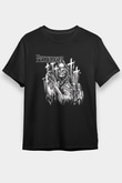 Pestilence Baskılı Unisex Siyah Tişört - Tshirt