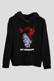 Pet Sematary Siyah Unisex Kapüşonlu Sweatshirt